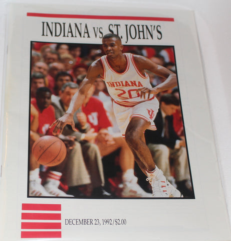 1992 St. John's vs Indiana Basketball Program