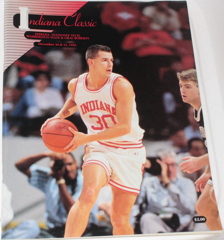 1993 Indiana Classic Basketball Program, Tennessee Tech, Washington, Oral Roberts