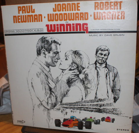 Winning Soundtrack 33 1/3 LP, Indianapolis 500, Paul Newman
