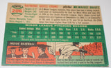 1954 Topps Ray Crone Baseball Card #206