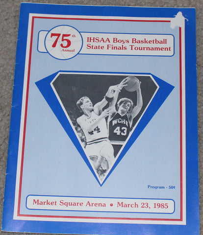 1985 Indiana High School Basketball State Finals Program