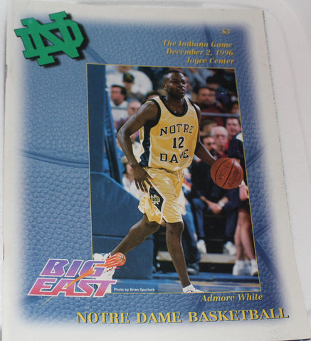 1996 Indiana University vs Notre Dame Basketball Program