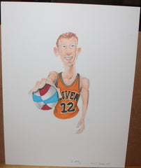 Chuck Gardener Denver Rockets Artist Proof from ABA Basketball Rookie Card Set