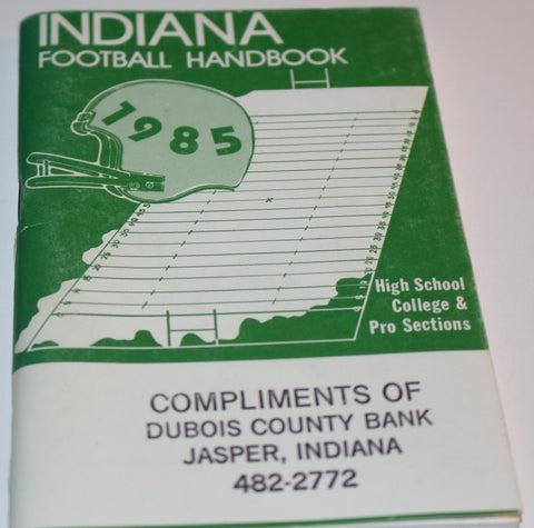 1985 Indiana Football Handbook