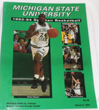 1994 Indiana University vs Michigan State Basketball Program