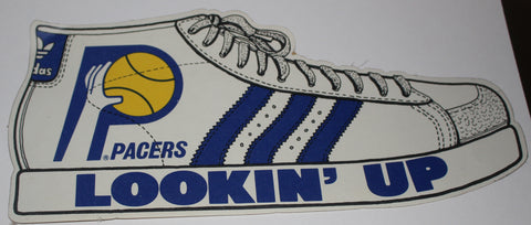 Vintage Indiana Pacers 10 Inch Die Cut Sneaker Decal