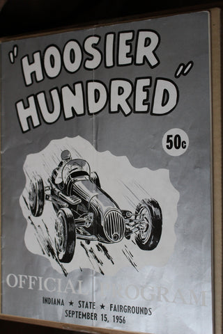 1956 Hoosier Hundred Race Program