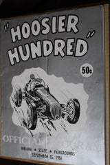 1956 Hoosier Hundred Race Program - Vintage Indy Sports