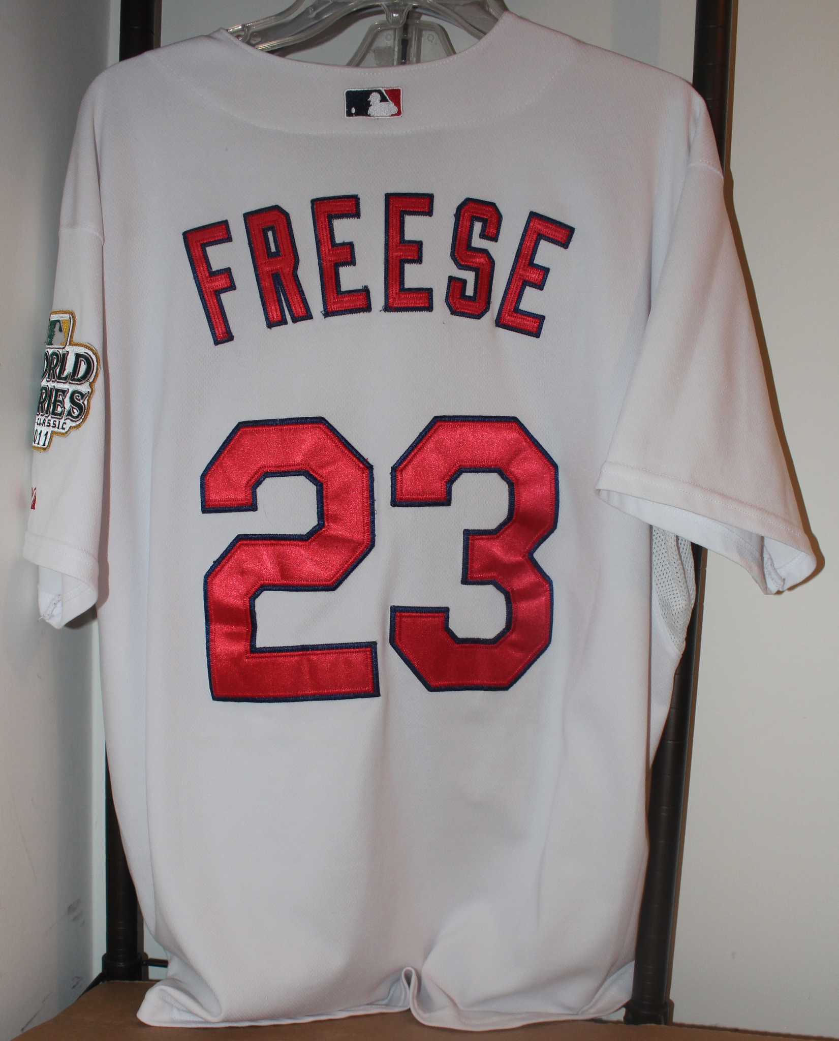 David Freese 2013 St. Louis Cardinals World Series White Home Men's Jersey