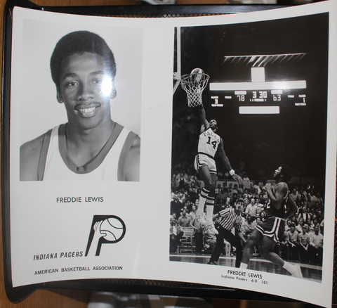 1970's Freddie Lewis Indiana Pacers ABA Basketball Promo Photo