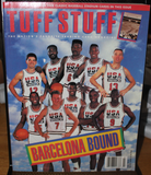 1992 Tuff Stuff Magazine with USA Basketball Dream Team, Michael Jordan, Larry Bird