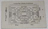 1935 Indiana High School Basketball State Finals Session 1 Ticket Stub