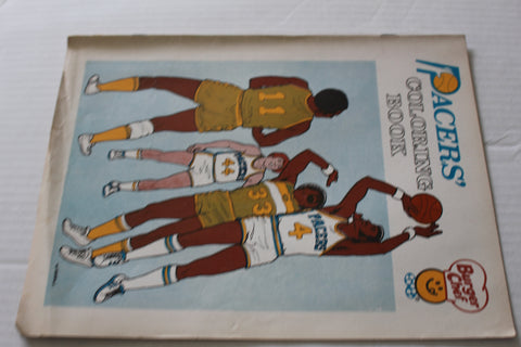 1977 Indiana Pacers Burger Chef Coloring Book