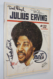 1975-76 Indiana Pacers vs NY Nets Autographed ABA Program - Vintage Indy Sports