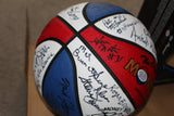 Autographed ABA Money Ball from 50th Reunion, 51 signatures - Vintage Indy Sports