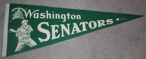 Vintage Washington Senators Full Sized Pennant