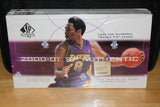 2000-01 SP Authentic Basketball Sealed Hobby Wax Box