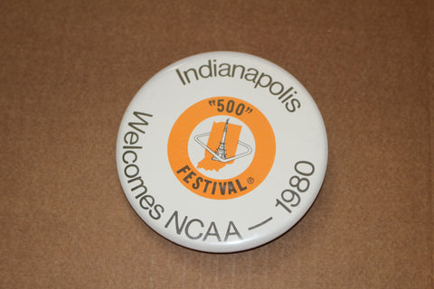 1980 NCAA Final Four Indianapolis 500 Festival Pinback Button