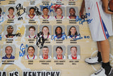 2007 Indiana High School Basketball All Star Team Autographed Poster - Vintage Indy Sports