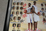 2006 Indiana High School Basketball All Star Team Autographed Poster