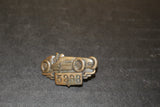 1954 Indianapolis 500 Bronze Pit Badge #5233 - Vintage Indy Sports