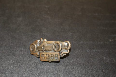 1954 Indianapolis 500 Bronze Pit Badge #5233