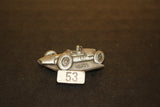 1967 Indy 500 Silver Pit Badge #53 - Vintage Indy Sports