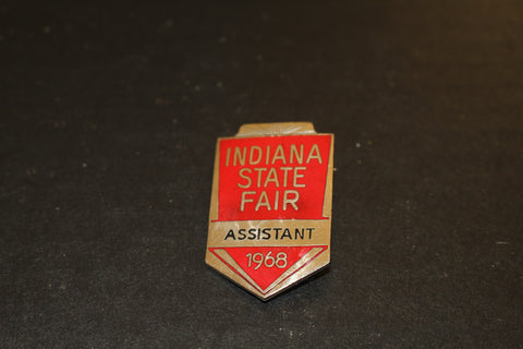 1968 Indiana State Fair Assistant Badge