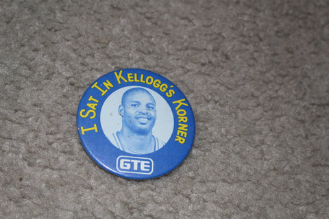 Clark Kellogg Vintage Indiana Pacers Pinback Button