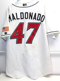 Carlos Maldanado Indianapolis Indians Game Used Jersey