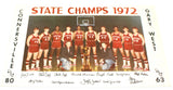 1972 Connersville Indiana High School Basketball State Champions Postcard