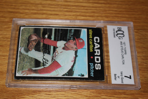 1971 Topps Steve Carlton Baseball Card #55, BCCG VG 7