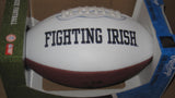 Lou Holtz Autographed Notre Dame Logo Rawlings Football, Steiner COA - Vintage Indy Sports