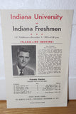 1957 Indiana University Freshman vs Varsity Basketball Program - Vintage Indy Sports