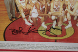 Bob Knight Autographed Ohio State University Team Basketball Photo - Vintage Indy Sports