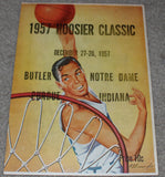 1957 Hoosier Classic Basketball Program, Butler, Indiana, Notre Dame, Purdue - Vintage Indy Sports