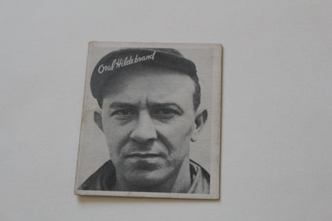 1936 Goudey Oral Hildebrand Baseball Card