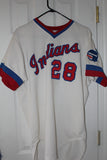 1985 Andres Galarraga Indianapolis Indians Game Used Baseball Jersey
