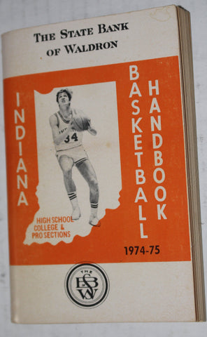 1974-75 Indiana Basketball Handbook