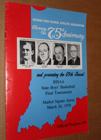 1979 Indiana High School Basketball State Finals Program
