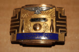 1951 Indianapolis Capital City Bowling Tournament Team Champions Belt Buckle - Vintage Indy Sports