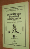 1949 Indianapolis Bowling Association ABC History & Yearbook - Vintage Indy Sports