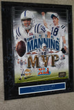 Peyton Manning Super Bowl XLI MVP Photo Plaque, Limited Edition