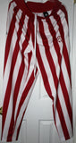 Indiana University Basketball Candy Stripe Warm Up Pants, SZ LG - Vintage Indy Sports