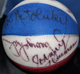1970's Indiana Pacers Autographed ABA Basketball - Vintage Indy Sports