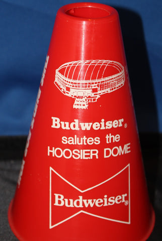 1984 Hoosier Dome 1st Game Megaphone, Notre Dame vs Purdue