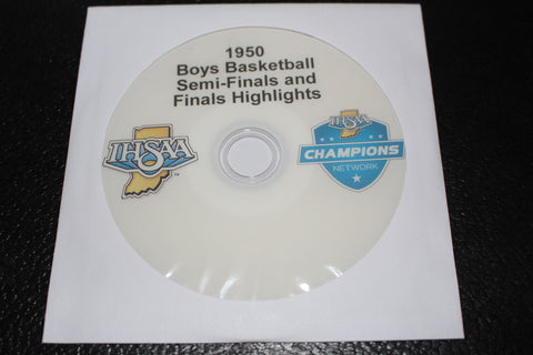 1950 Indiana High School Basketball Semi-Finals & Finals Highlights DVD
