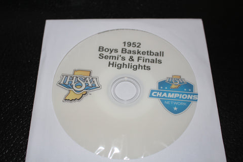 1952 Indiana High School Basketball Semi-Finals & Finals Highlights DVD