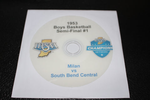 1953 Indiana High School Basketball Semi-Final #1 DVD
