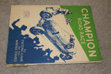 Vintage 1934 Champion Road Race Board Game